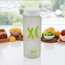 Glass water bottle 
