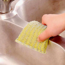 Kitchen Cleaning Tool Set Microfiber Kitchen Utensils High Performance Scouring Sponge Set Dish Sponge, Stainless Steel Scouring Pad (6 Pcs Set)