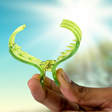 Big Hair Clips for Girls Kids Hair Accessories (6 Pcs Set / Transparent)
